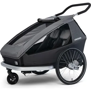 Croozer Kid Keeke 2 Kinderanhänger grau