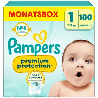 Pampers Premium Protection Gr. 1 (2-5 kg) 180 St.