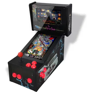 Flipper Virtueller, Playfield 13,3 Zoll, Backglass 10,1 Zoll, PC N5105, 8GB RAM 128 GB SDD, enthält mehr als 500 Visual Pinball-Boards und über 900 vertikale Mame-Spiele (Addams)