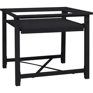 vidaXL Waschmaschinen-Podest Schwarz 60 x 56 x 52 cm Stahl