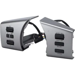 Lenkrad-Bedienknopf, ABS-Material, Passend für: Navara D40 2005–2015, Frontier 2005–2012, Xterra 2005–2012, Pathfinder 2005–2012