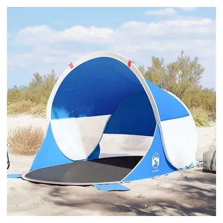 vidaXL Strandzelt Azurblau Pop-Up Wasserdicht