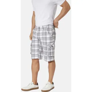 Babista Cargobermudas NICANDRO", Herren, Gr. 58, N-Gr, grau (hellgrau kariert), Obermaterial: 100% Baumwolle CO., Hosen