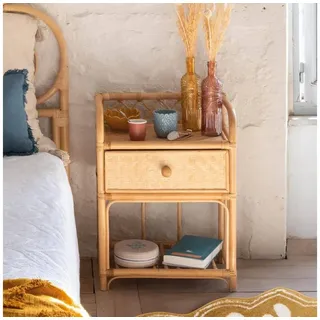 Atmosphera Créateur d'intérieur Nachtschrank Aoni 45 x 30 x 60 cm Beige