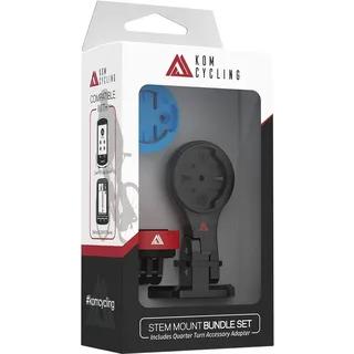 KOM Cycling Garmin/wahoo/gopro Fahrradcomputerhalterung - Black - One Size