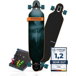 Sporterra Longboard [Winter-Angebot] - Longboard Erwachsene und Kinder - Optimiert bis ins kleinste Detail für unvergessliche Abenteuer auf dem Long Board