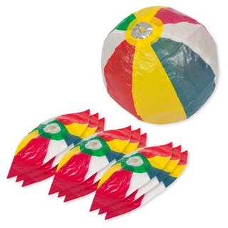 Japanischer Papierball, 10 Stück ø 15 cm, Spielball, Therapieball, Kinder, Therapie, Spielen