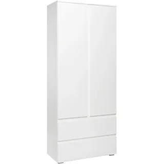 Die Möbelfundgrube Mehrzweckschrank 80 x 191 x 40 cm Weiß