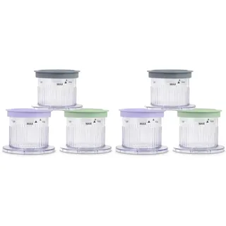 Tumintu 6er-Set Eismaschinen-Dessertbecher, Ersatzbecher für Eiscreme, Aufbewahrungsbehälter für Eiscreme