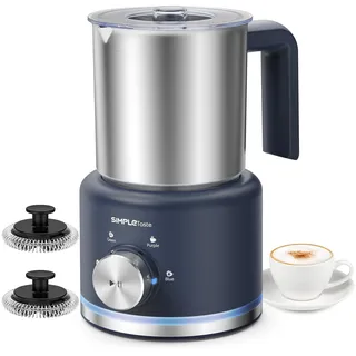 SIMPLETASTE Milchaufschäumer Elektrisch 4-in-1