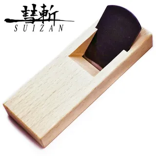 SUIZAN Kanna japanischer Handhobel 42mm - Professionelle Kleine Holzhobel Blockhobel...