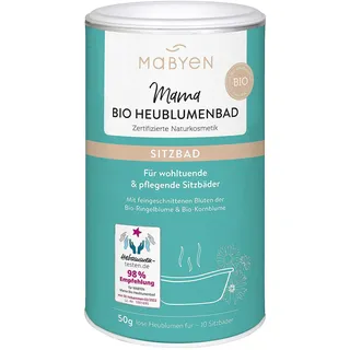MABYEN Mama Bio Heublumenbad – Sitzbad für Schwangerschaft & Wochenbett, Bio-Heublumenmischung für entspannte Rituale, natürlich & ohne Zusätze, ab spätem Schwangerschaftsdrittel
