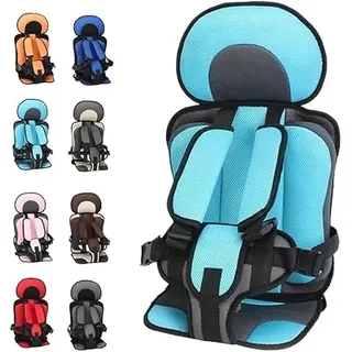Kompakter Kinderreisesitz, Tragbarer Autositz For Kinder Von 1-3 Jahren, Faltbares Autositz-Schutzzubehör, Reise-Schutzzubehör, Einfache Handhabung(Light blue,Small)