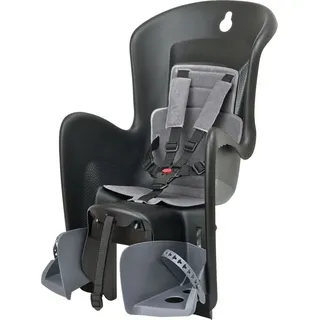 Polisport Bilby Maxi CFS Kindersitz Für Fahrrad Hinten - Grey / Black - Max 22 kg