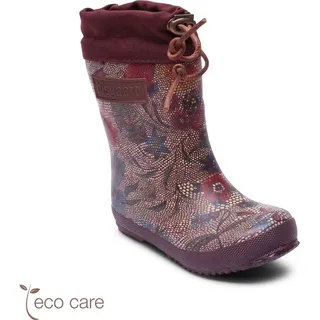 Bisgaard Thermo Gummistiefel Bordeaux Flowers 22