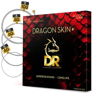 DR Strings Dragon Skin+ – E-Bass