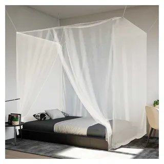 vidaXL Moskitonetz zum Aufhängen 156 Mesh weiß 220 x 100 x 150 cm
