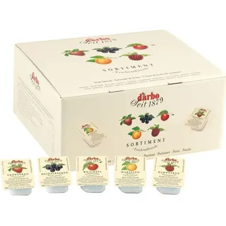 Darbo Fruchtaufstrich Konfitüre Mix Sortiment 100 Stück 2500g