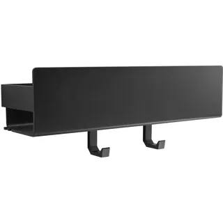 Designfabrik Hamburg Duschablage (Breite: 30 cm, Schwarz, Eloxiert)