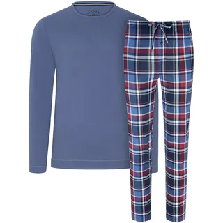 Jockey Pyjama Night and Day Blau/Rot XL