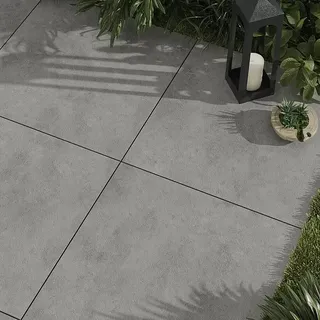 Cersanit Terrassenfliese Metropolis 2.0  (59,3 x 59,3 x 2 cm, Grey, Matt)