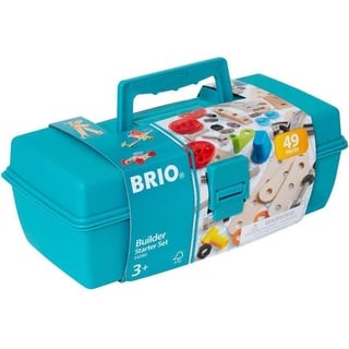 BRIO Builder - Box 49 TLG. - Das kreative Konstruktionsspielzeug aus Schweden - Einsteiger-Set im praktischen Werkzeugkoffer - Für Kinder ab 3 Jahren