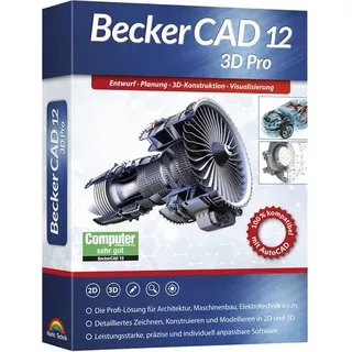 Markt + Technik Markt & Technik 80862 BeckerCAD 12 3D PRO Vollversion, 1 Lizenz Windows CAD-Software