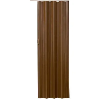 Tectake tectake® Falttür, Doppelwandprofil mit Schiebegriff, mit Magnetverschluss, 80 x 203 cm