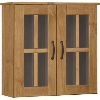 Home Affaire Hängeschrank »Rodby«, FSC®-zertifiziertes Massivholz, Griffe Metall, Breite 60cm, Höhe 60cm beige