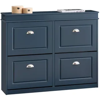 SoBuy Schuhkipper 105 x 83 x 24 cm blau
