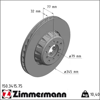 ZIMMERMANN Bremsscheibe FORMULA Z