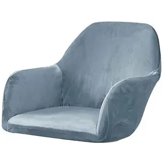 uyeoco Stretch Stuhlbezug Samt 4er Set 2er Set, Stuhlhusse Stuhlüberzug Mit Armlehne Elastische Flanell Stuhlabdeckungen Stuhlhussen Bezug Stuhl Überwurf Schonbezug Bürostuhl (Color : E, Size : 4pcs)