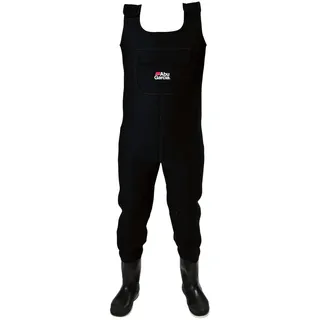 Abu Garcia Neoprene Fishing Waders - Wasserdichte Wathose mit integrierten Stiefeln und Filzsohlen für maximalen Grip, isoliert für Kaltwasserfischen, Waten und Outdoor-Aktivitäten XL 46/47