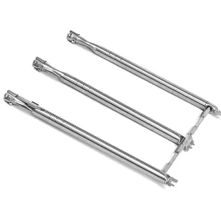 Spirit 320 Brenner,69787 Edelstahl Brenner für Weber Spirit 300 SpiritE310 S310 E320 S320 E330 S330 (Mit Fronttasten), für Weber Spirit II//LX 310, 46cm Spirit Brennerrohr 320 für Weber Gasgrill