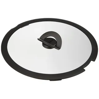 Lagostina Ingenio 010244060128 Deckel Rund Schwarz Transparent,