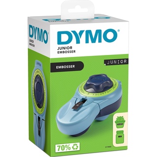 DYMO Junior Etikettenprägegerät | Ergonomisches Beschriftungsgerät für eine komfortable Verwendung durch Erwachsene und Kinder konzipiert | für den Heimbedarf