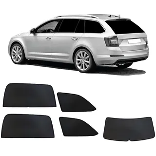 Sonniboy Sonnenschutz kompatibel mit Skoda Octavia III Kombi 2013-2020 INKL Tasche