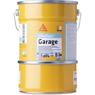 Sikafloor – Epoxidharz Bodenbeschichtung – Sikafloor Garage Kieselgrau – für Innenbereiche wie Garagen, Keller, Hobbyräume– beständig – 6 kg