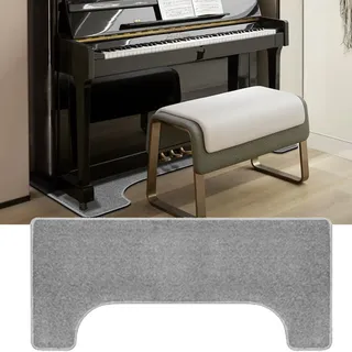 Qesjodfu Klavier Teppich Klavierteppich Schallschutz Teppich rutschfest Matte Klavier Schalldichte Teppich Antivibrationsmatte Teppich für Schalldämmung Klavier Matte 160 x 70 cm