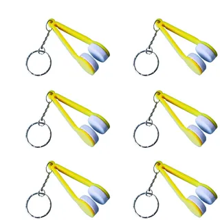 Kustimantu Sonnenbrillen-Fingerabdruck-Entferner, Reinigungswerkzeug für Brillen, Nettacles mit Schlüsselanhänger, Fingerabdruck-Eraser, tragbares Zubehör