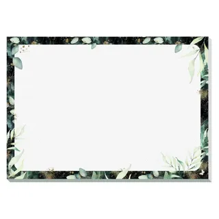 Sigel Papier-Schreibunterlage »Glamorous Leaves« A3 mehrfarbig