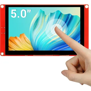 ELECROW ESP32 Display, 5.0 Zoll HMI Display 800x480 RGB TFT Touchscreen Monitor Kompatibel mit AR duino/LVGL