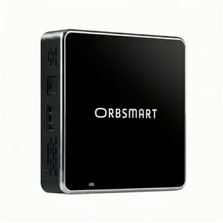 Orbsmart S89L Android 14 TV Box 4K HDR Mediaplayer Mini-PC (WiFi 6 & Gigabit-LAN, offenes Android System, inkl. Airmouse) schwarz