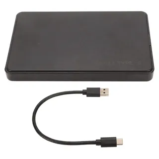 Festplattengehäuse 2,5 Zoll USB 3.1 Typ C 10 Gbit/s Übertragung ABS-Material HDD SSD extern mit LED-Anzeige (nicht Inclube Disk)