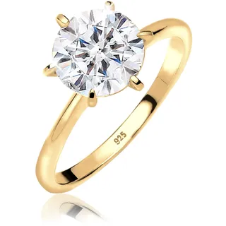 Elli Ring Damen Verlobungsring in 925 Sterling Silber