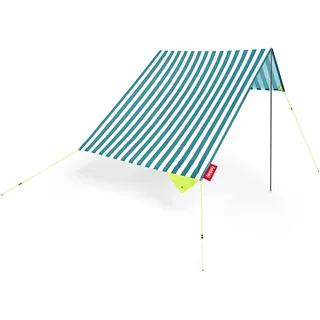 Fatboy Miasun Strandzelt - Tragbarer Sonnenschirm - 330x190x140 cm | Strand Schirm Groß, Faltbarer Sonnenschirm mit Ständer, 3 Aufstellungsmöglichkeiten, Strandzelt mit Sonnenschutz, Baumwolle