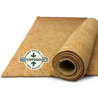 Natursache Hanfmatten für Nager - 100x50x0,5cm Nagerteppich aus 100% Hanf - Hanfmatte für Kaninchen, Hasen, Hamster und Ratten - geeignet für Transportboxen, Käfige, Höhlen & Schlafplätze (2er Set)
