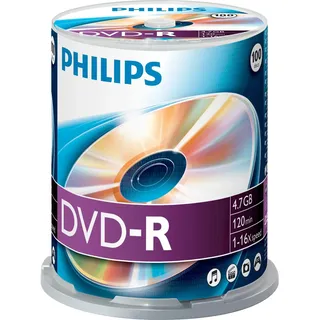 Philips DVD-R 4,7GB 16x 100er Spindel