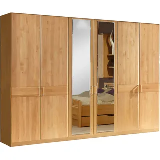 Wiemann Kleiderschrank Lausanne 300 x 216 cm Holz Braun Erle
