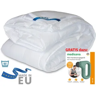 Beco Royal Soft Duo, Bettdecke in 135x200 und 155x220 erhältlich«, Füllung: Polyester, (1 St.), Stiftung Warentest-Testsieger Duo-Steppbett 135x200, warm, weiß